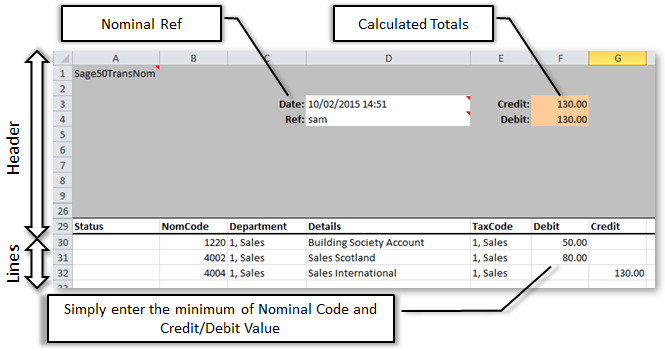 Simple Nominal in Excel