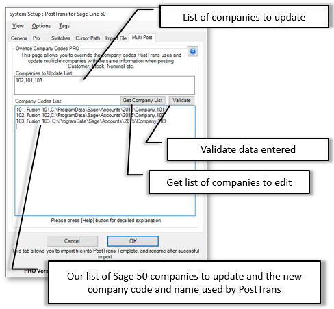 Sync Multiple Xero/Sage 50 Companies – Static Data